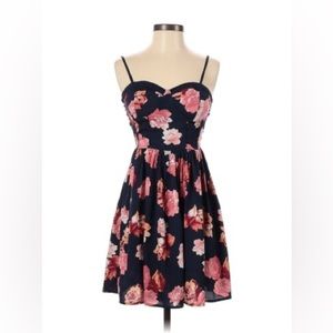 Band of Gypsies Floral Corset Dress